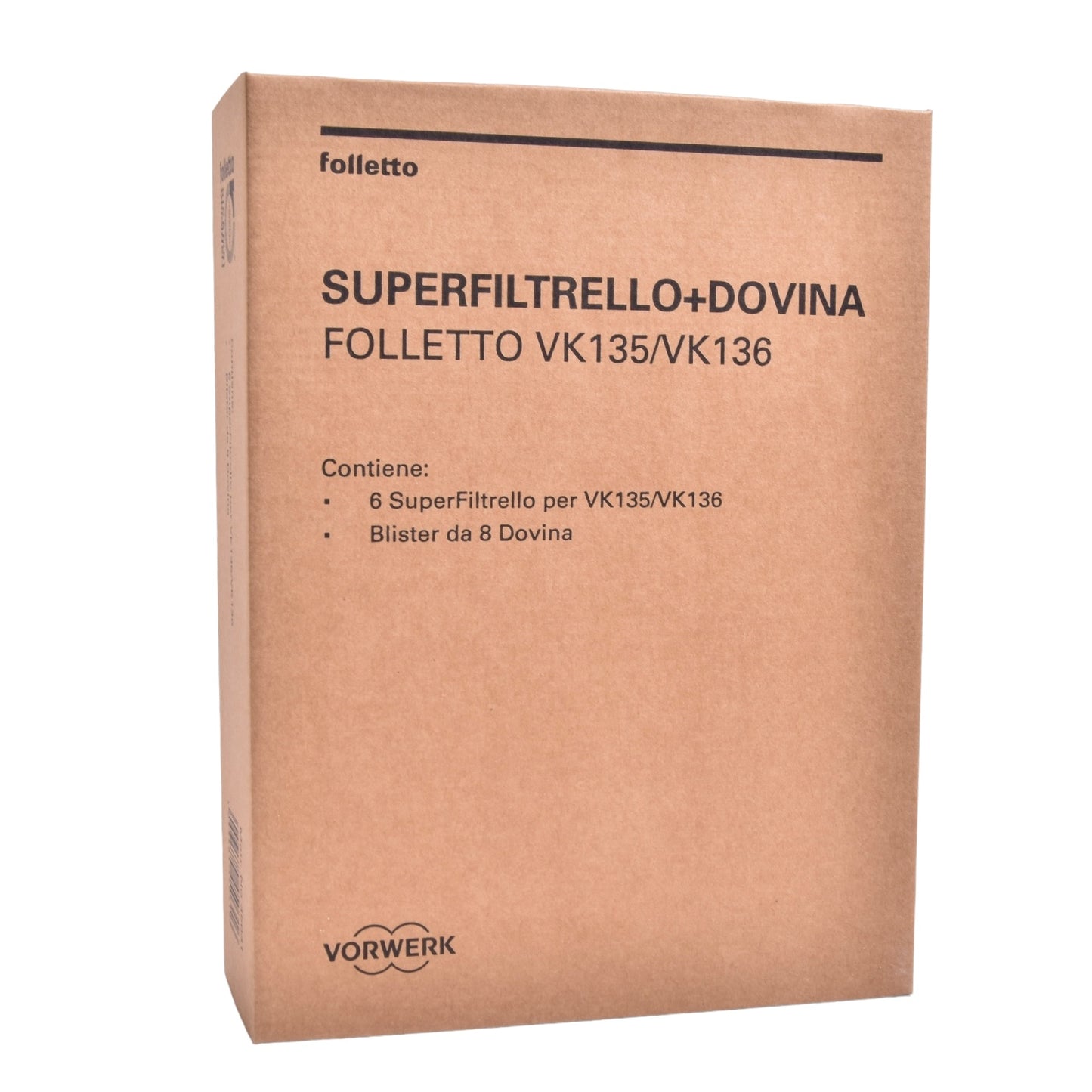 Folletto VK135/VK136 Kit di 6 Sacchetti e 8 Profumini Originali