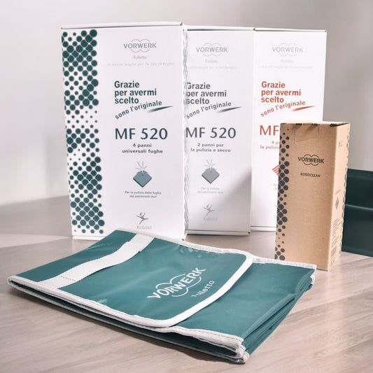Folletto - Set Borsa + 10 Panni + Koboclean Originale Vorwerk