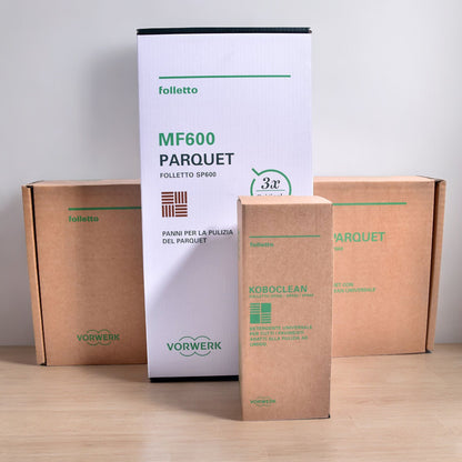 Set Parquet SP600 - 34375, set di ricambio originale per la pulizia del parquet con Pulilava Folletto SP600